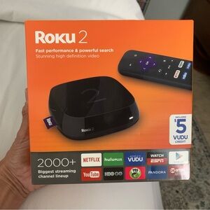 Roku 2 Streaming Device - Black and Purple